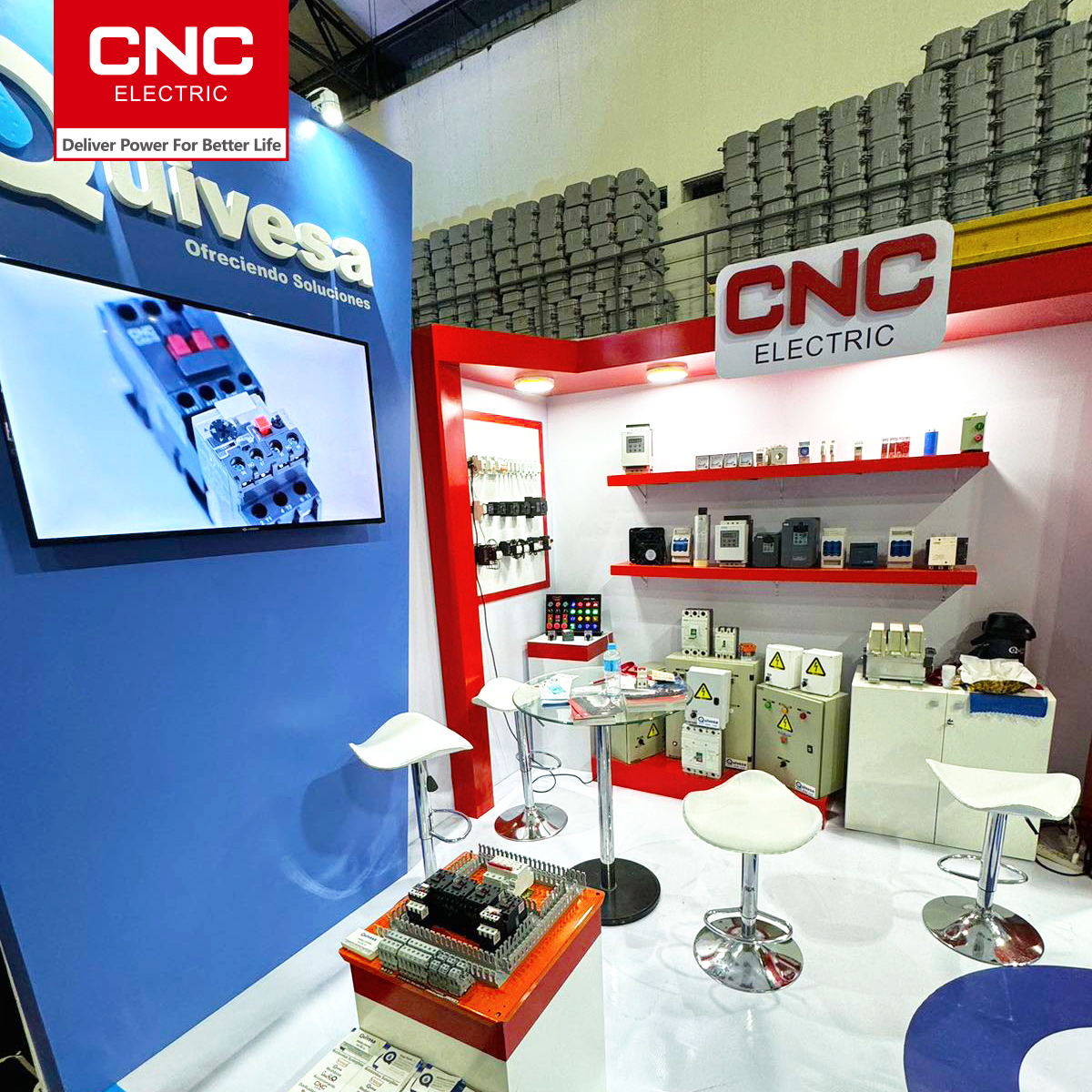 CNC |पॅराग्वेमधील प्रदर्शनात सीएनसी इलेक्ट्रिक