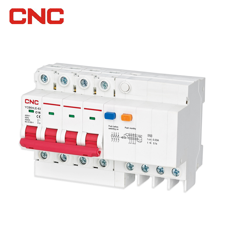 YCB6HLE-63 RCBO Online Uerdnung