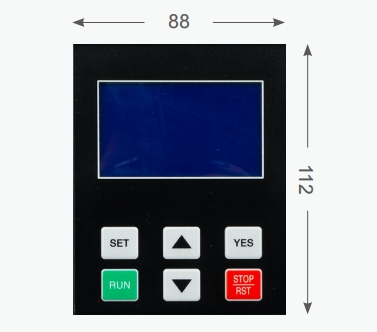 Bypass Soft Starter Keseluruhan dan Mounting Dimension (MM) 2