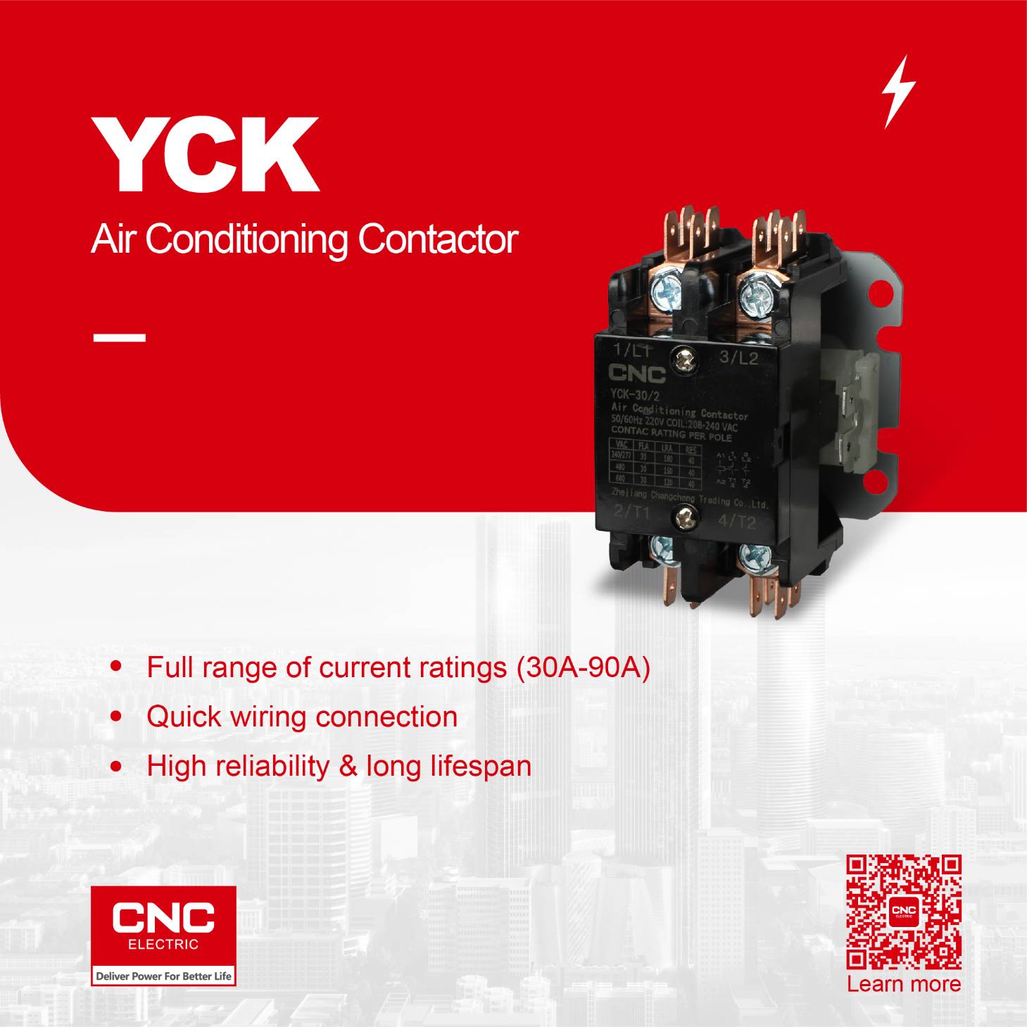 Contactor de aire acondicionado