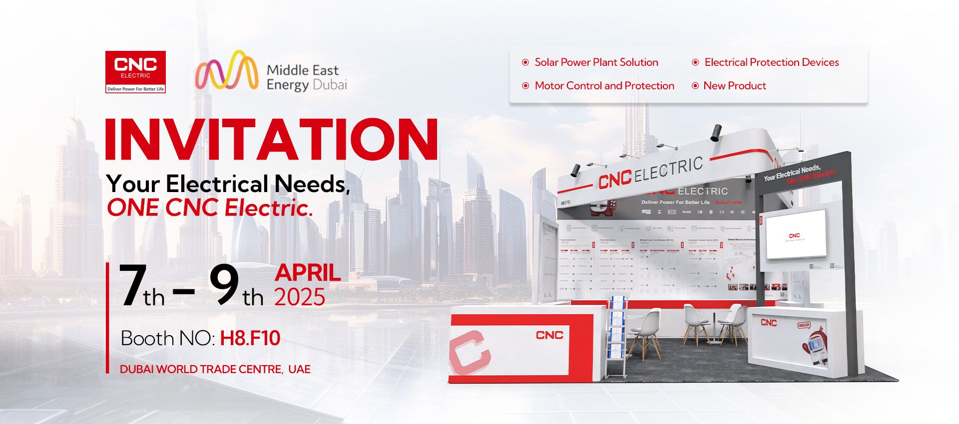 CNC Electric at Solar Dubai 2025