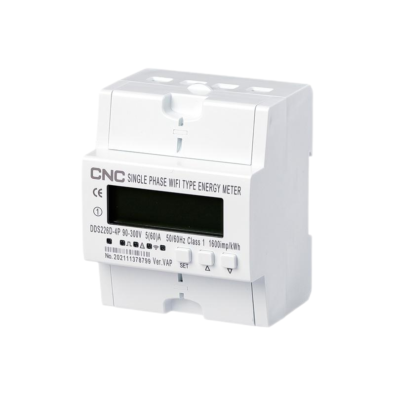 DDS226D-4P WiFi Din-Rail-yksivaiheinen mittari