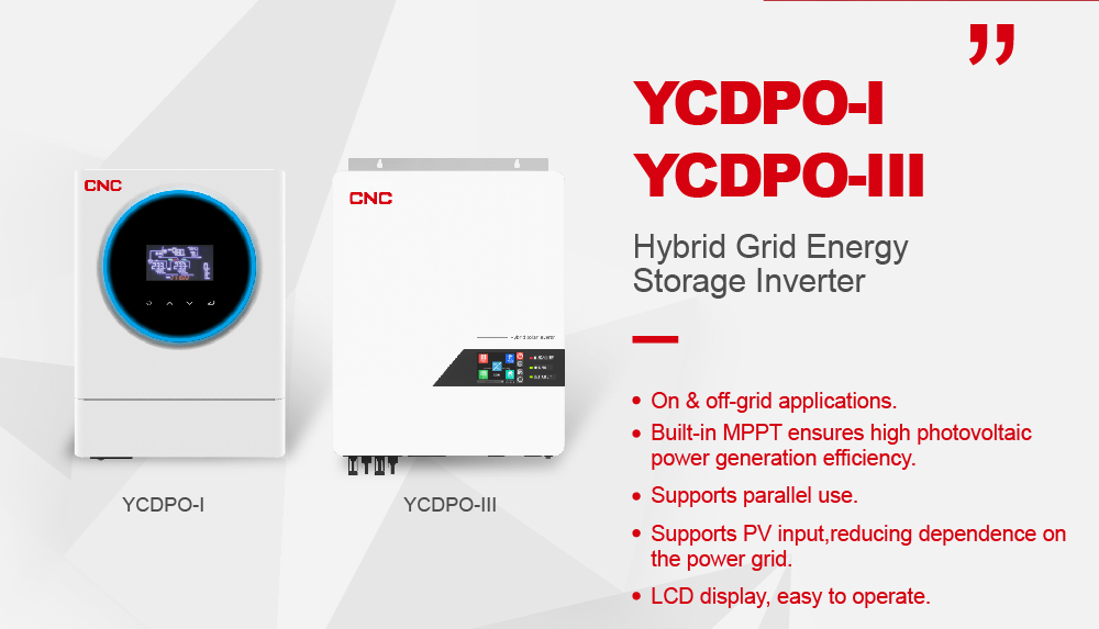 Hybrid grid angovo fitahirizana inverter cnc herinaratra ycdpo