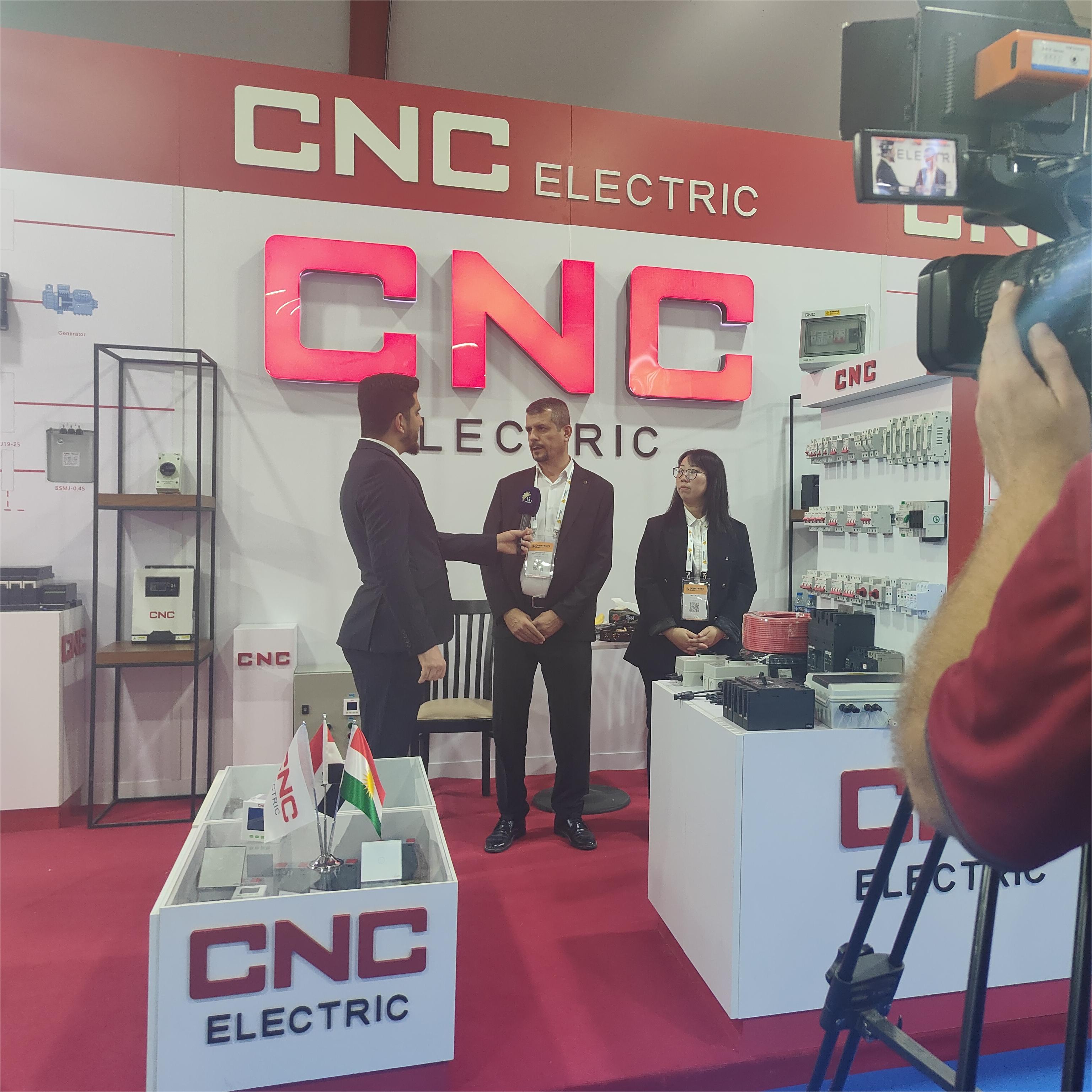 CNC |L'estand de CNC Electric a Construct Iraq
