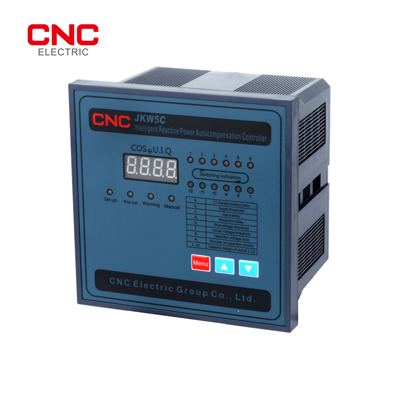 Controlador de compensación automática de potencia reactiva JKW5C