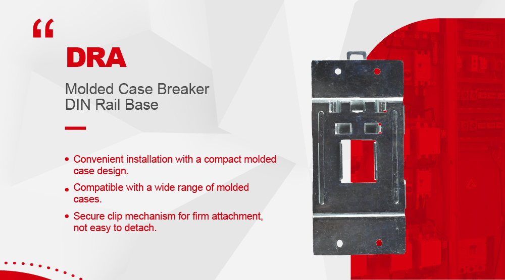 Din Base de Rail Din de caixa moldada CNC Electric