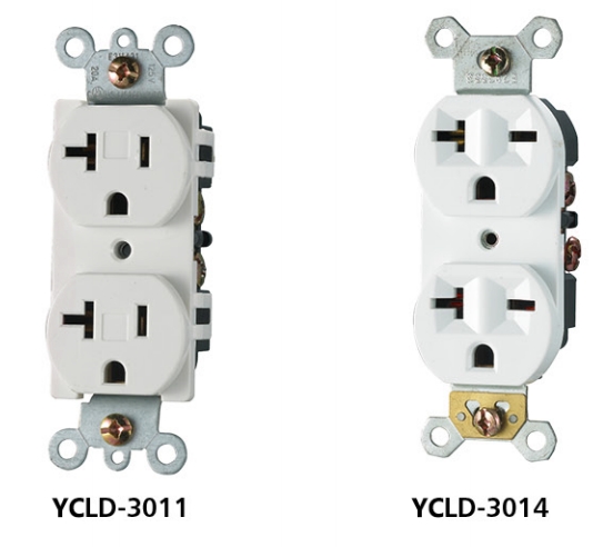 Ստանդարտ Duplex receptacle 2 պատի անջատիչ եւ վարդակից արտադրանք (ԱՄՆ)