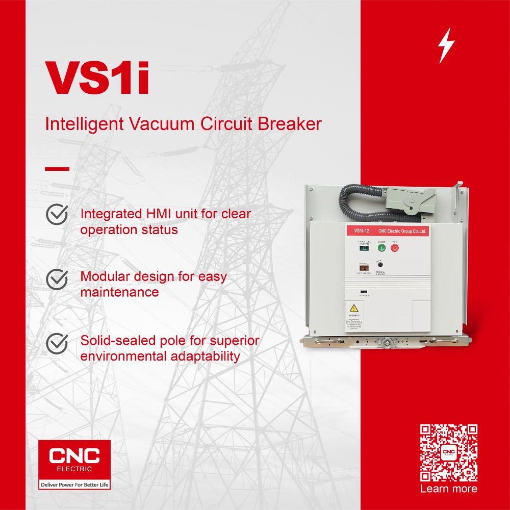 CNC Electric Launches the VS1i Intelligent Vacuum Circuit Breaker