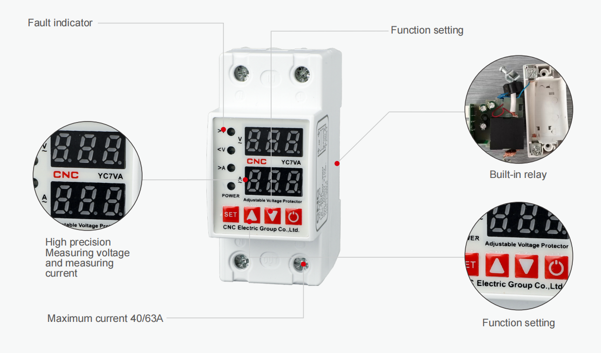 yc7va overvoltage និងអ្នកការពារទាប