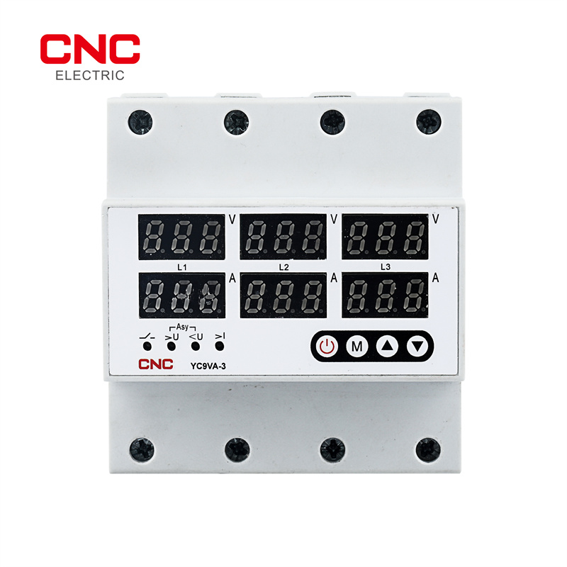 China Best 1 Phase 2 Wire Energy Meter Companies – 
 YC9VA-3 Voltage Protection Relay – CNC Electric