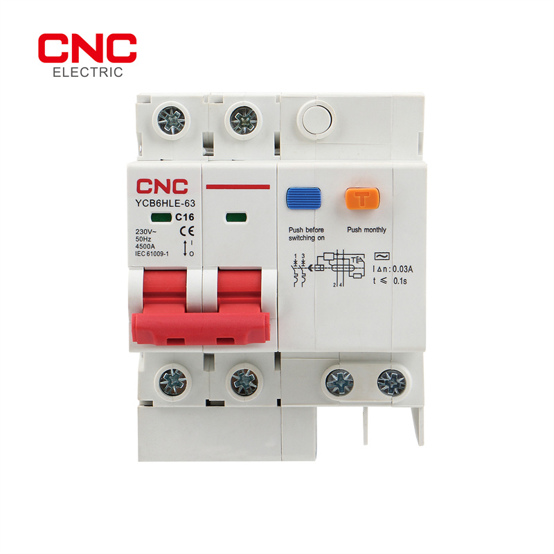 China Best 180a Mccb Company –  YCB6HLE-63 RCBO Electronic – CNC Electric