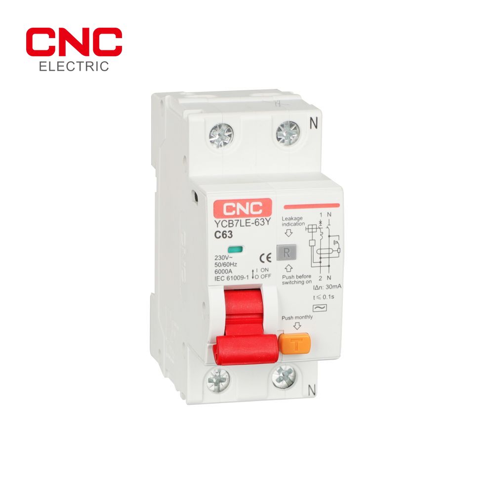 YCB7LE-63Y Residual Kasalukuyang pinatatakbo na circuit breaker