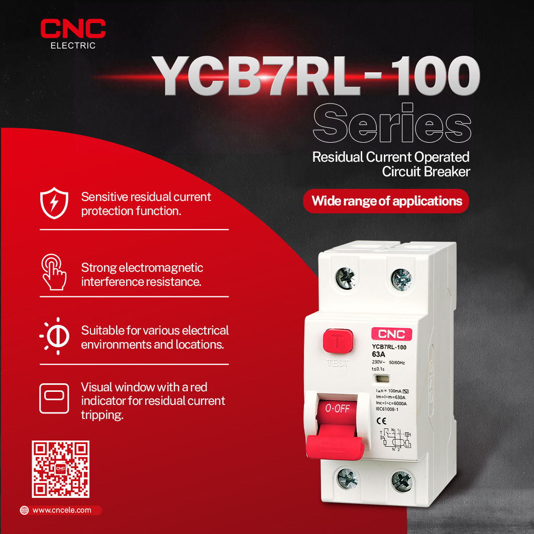 CNC |YCB7RL RCCB մնացորդային հոսանքի անջատիչ