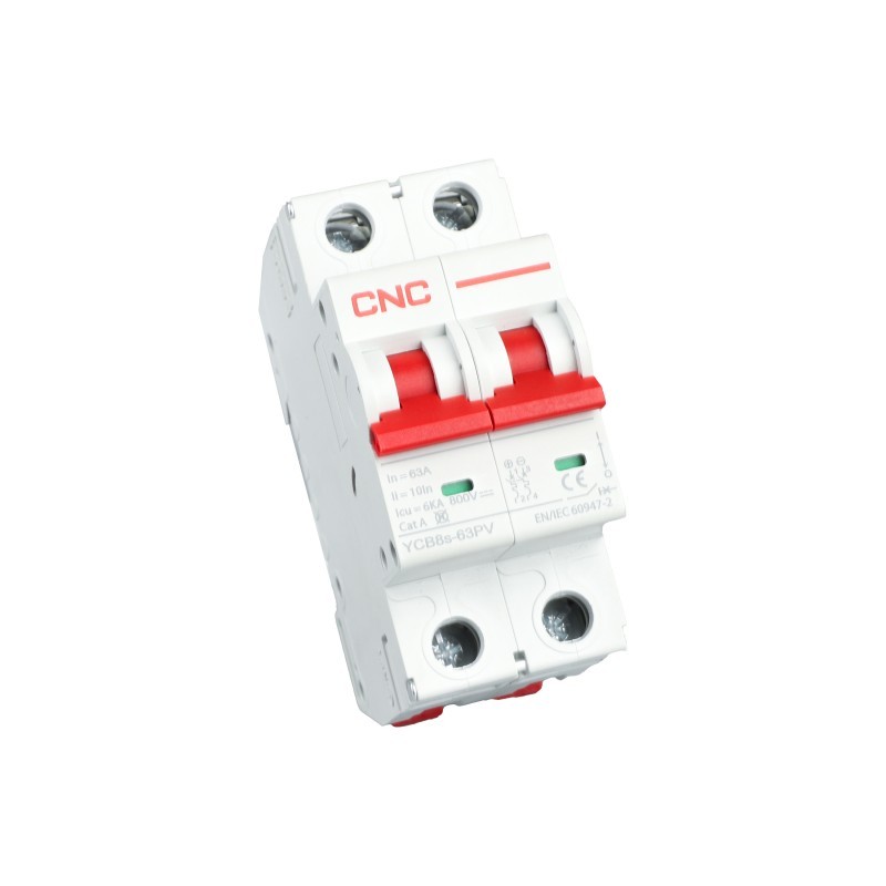 YCB8s-63PV DC MCB (polarity)Photovoltaic Miniature Circuit Breaker