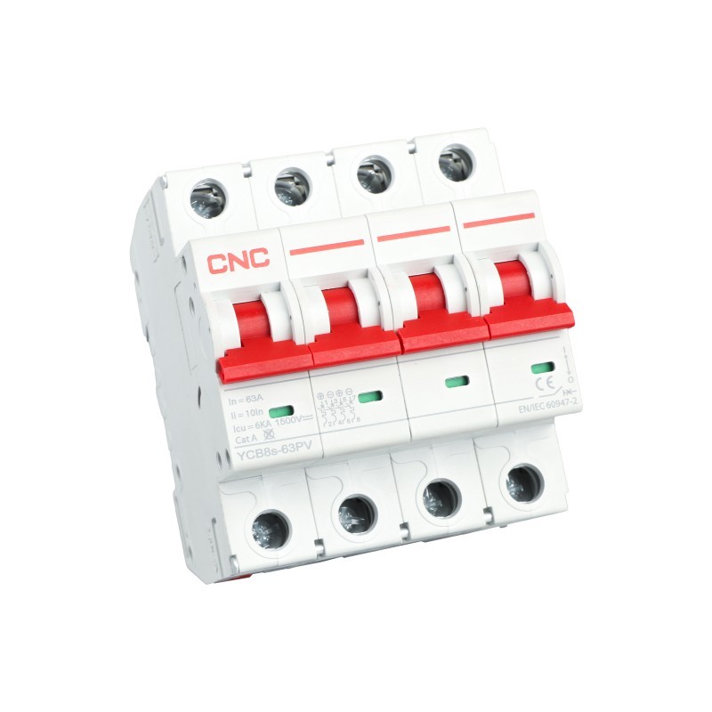 YCB8s-63PV DC MCB (polarity)Photovoltaic Miniature Circuit Breaker