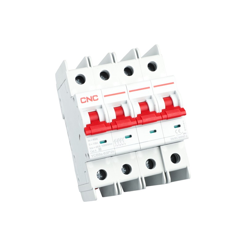 Photovoltaic Miniature Circuit Breaker DC MCB (ikke-polaritet) YCB8S-63PVN