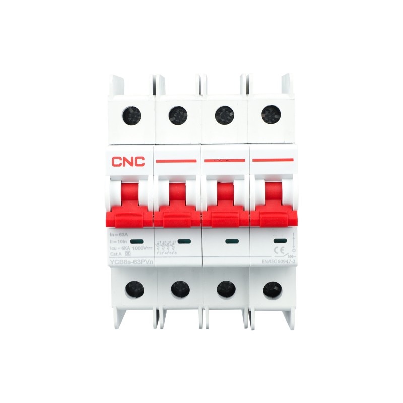 YCB8s-63PVn DC MCB (non-polarity)Photovoltaic Miniature Circuit Breaker