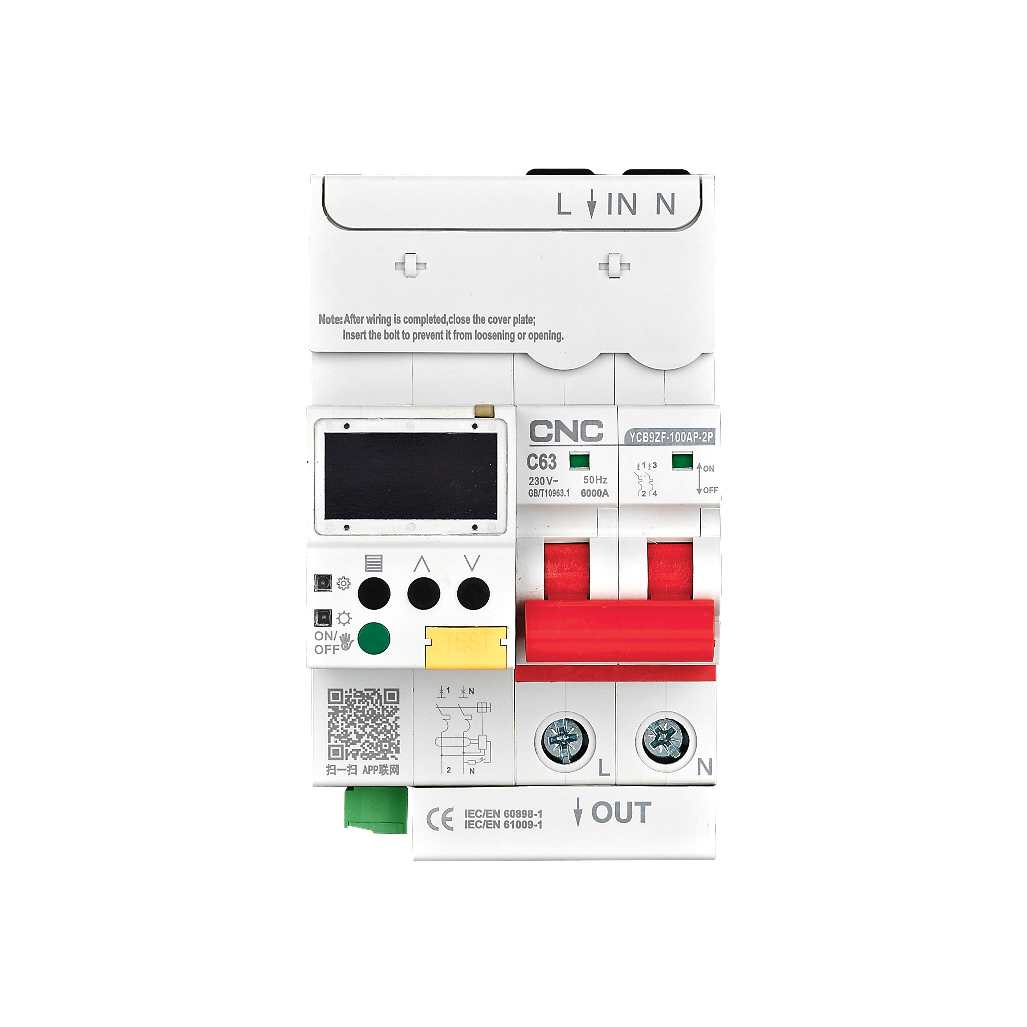 63A MCB WiFi Smart Circuit Breaker