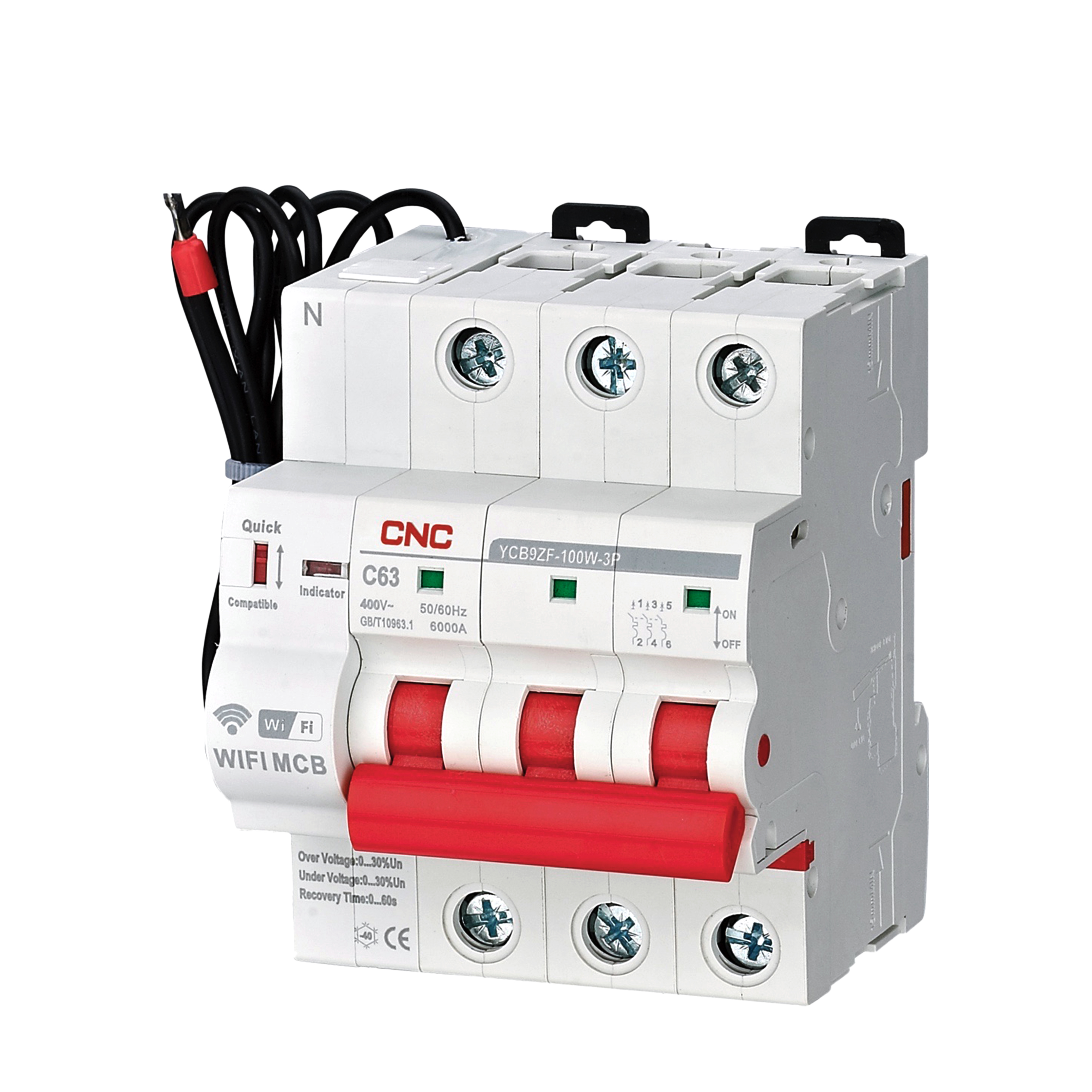 YCB9ZF-100AP, 100W Smart Circuit Breaker