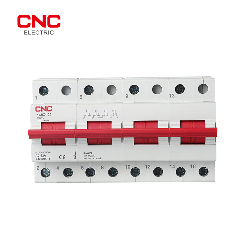 China Best 35ka Mccb Factories –  YCBZ-125 Change-over Switch – CNC Electric