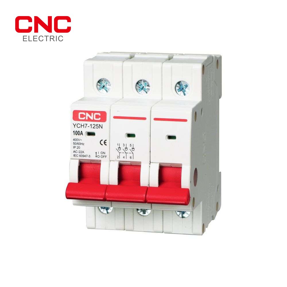 YCH7-125 ac dual battery electrical  Isolation switch for air conditioner