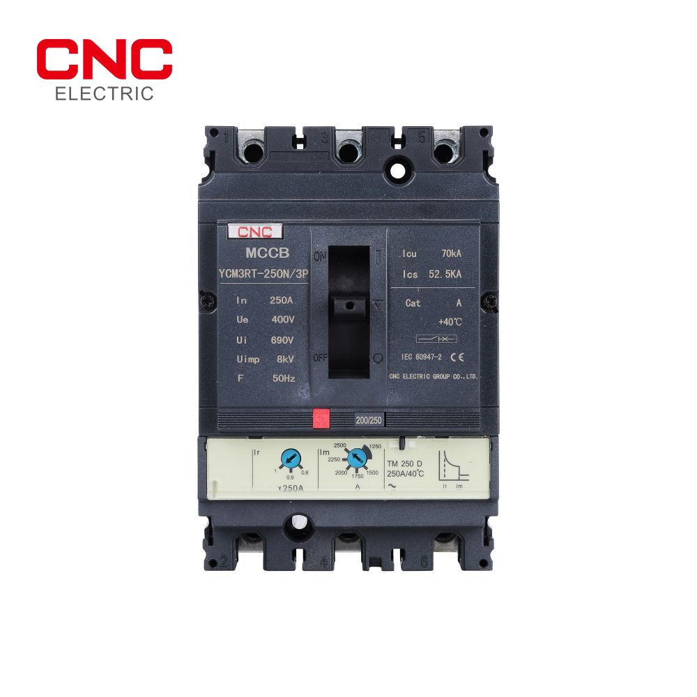 YCM3RT Overload and short circuit adjustable Molded Case Circuit Breaker