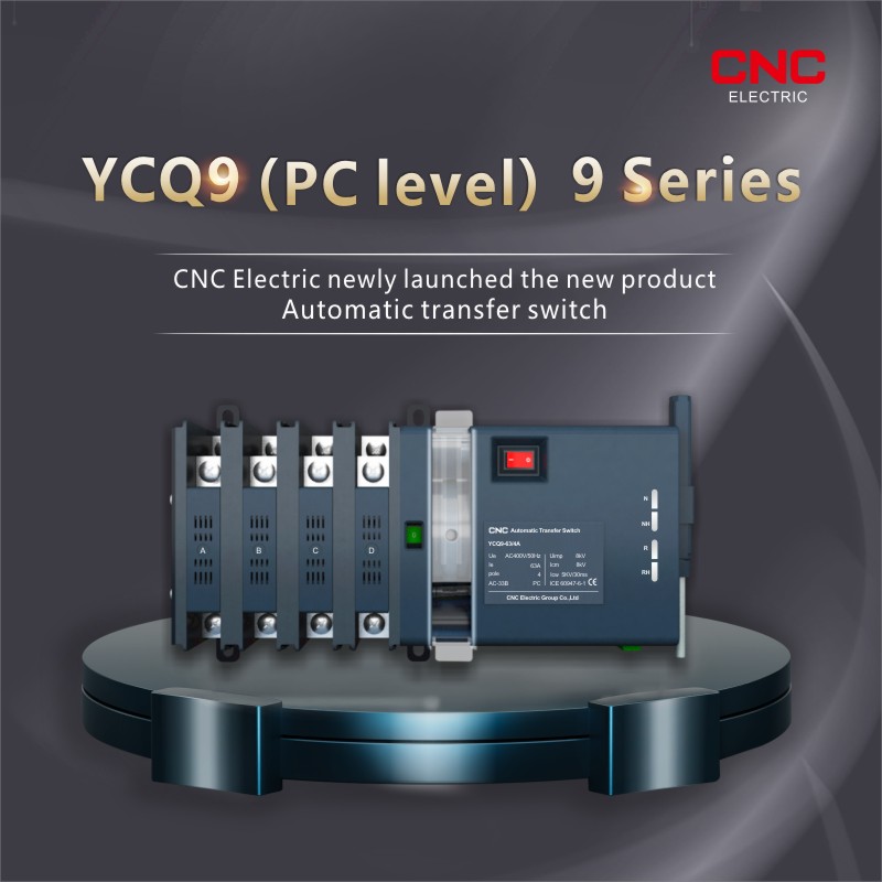 CNC | YCQ9 (PC level) Dual Power Automatic Transfer Switch