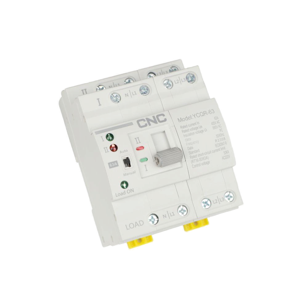 YCQR-63 Mini Interruptor de transferencia automática （Clase de PC)