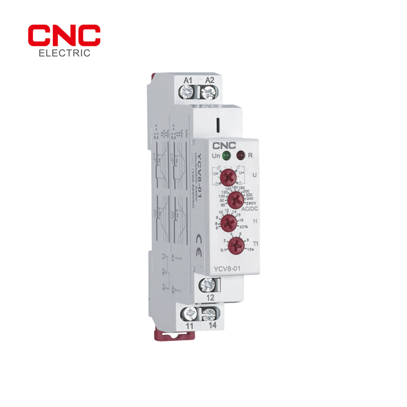 China Best 12v Transformer Factory – 
 YCV8 Voltage Relay – CNC Electric