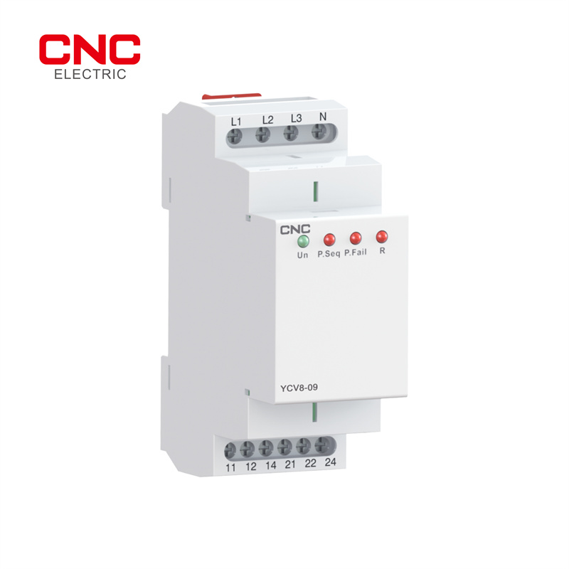 China Best 12v Transformer Factory –  YCV8 Voltage Relay – CNC Electric