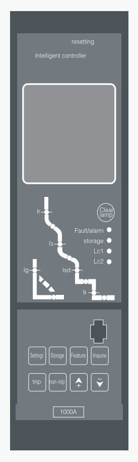 YCW9X Integrated Circuit Breake -ohjaimen paneelikaavio2