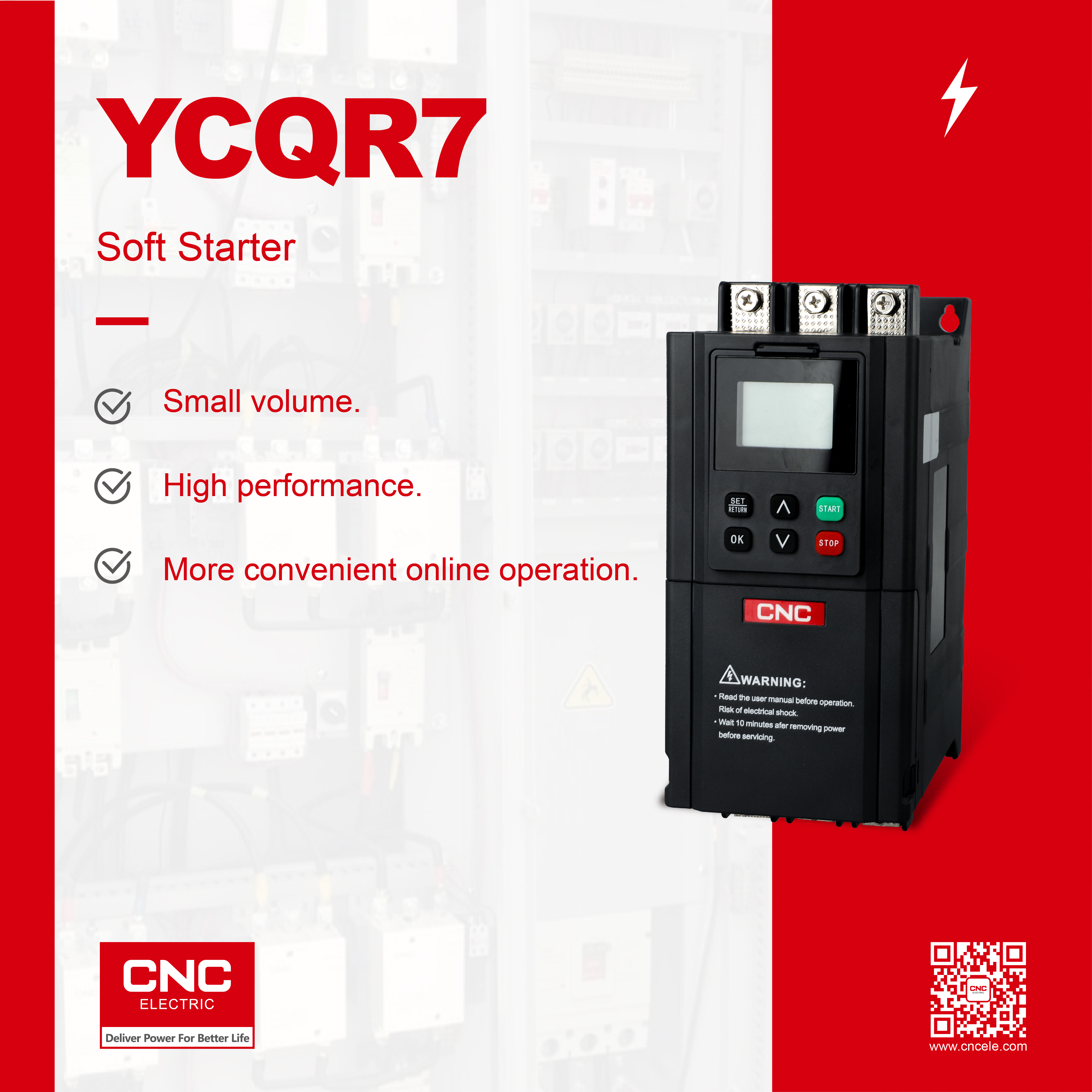 CNC | „YCQR7 Soft Starter“ atidengimas: iš naujo apibrėžti našumą ir patogumą