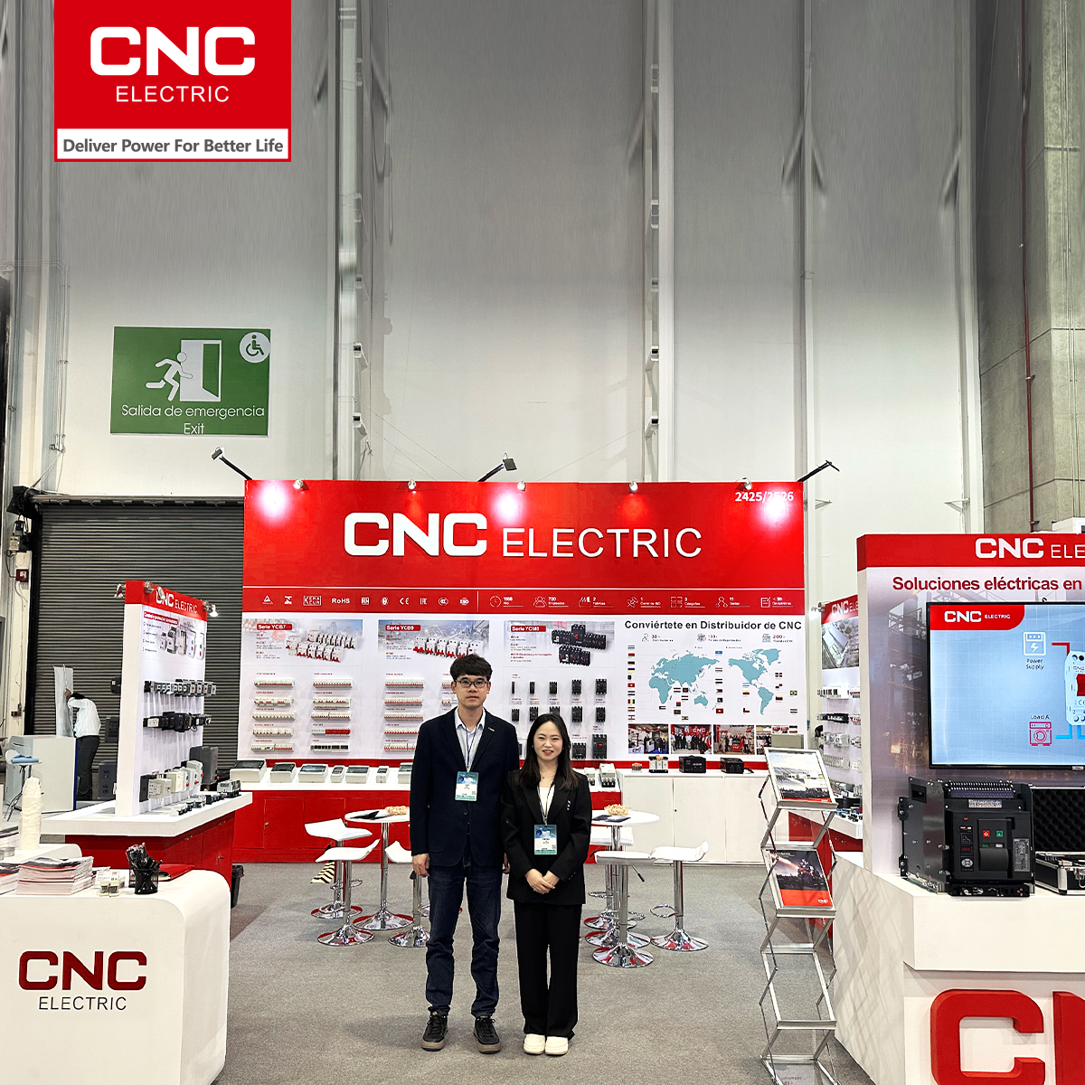 CNC |मेक्सिकोमधील 2024 एक्स्पो इलेक्ट्रिका इंटरनॅशनल येथे CNC इलेक्ट्रिक